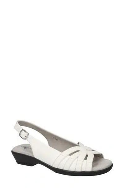 Easy Street Jovita Slingback Sandal In White