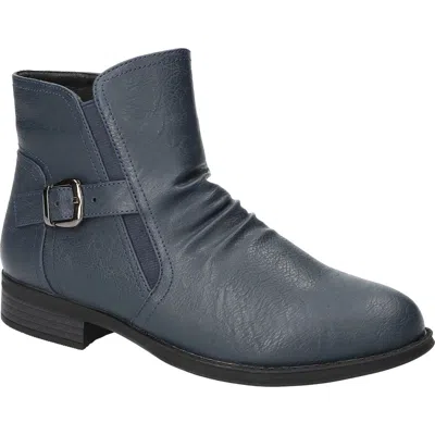 Easy Street Junction Bootie In Blue