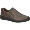 Easy Street Karol Zip Sneaker In Brown