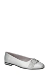 Easy Street Keely Flat In Silver