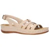 Easy Street Kehlani Womens Casual N Slingback Sandals In White