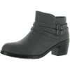 Easy Street Kory Womens Closed Toe Heeled Ankle Boots In Multi
