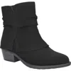 Easy Street Kudos Slouch Bootie In Black Lamy