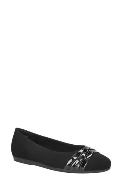 EASY STREET EASY STREET KYLIE ALMOND TOE BALLET FLAT