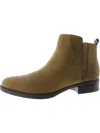 Easy Street Larime Womens Pull On Round Toe Ankle Boots In Green