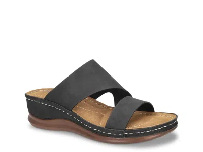 Easy Street Larrain Wedge Slide In Black