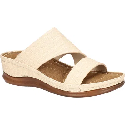 Easy Street Womens Larrain Wedge Sandals In Multi