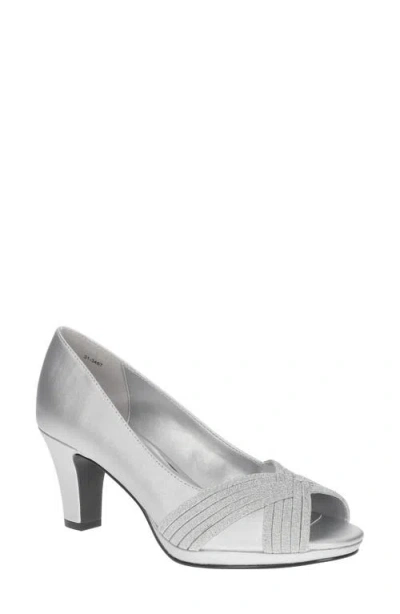 EASY STREET EASY STREET LAVISH PEEP TOE PUMP