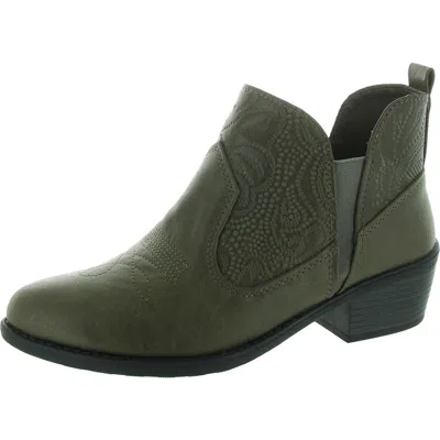 Easy Street Legand Womens Stretch Manmade Chelsea Boots In Multi