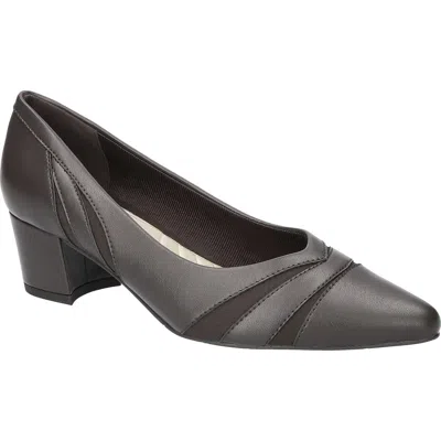 Easy Street Lizbeth Block Heel Pump In Black