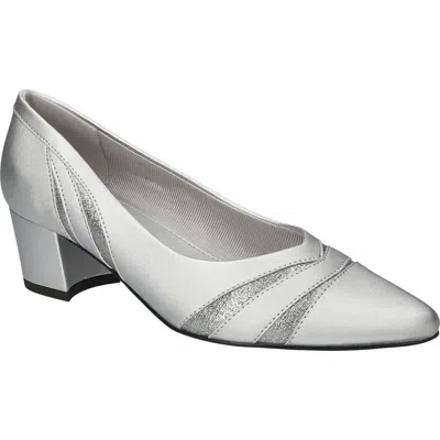 Easy Street Lizbeth Block Heel Pump In Multi