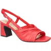 Easy Street Lucie Slingback Sandal In Red
