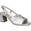 Easy Street Lucie Slingback Sandal In Silver