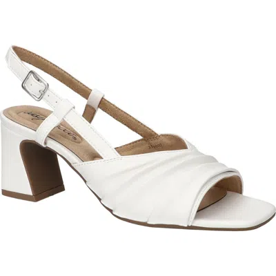 Easy Street Lucie Slingback Sandal In White