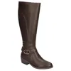 Easy Street Luella Womens Tall Pull On Knee-high Boots In Multi