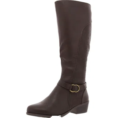 Easy Street Luella Womens Synthetic Western Knee-high Boots In Multi