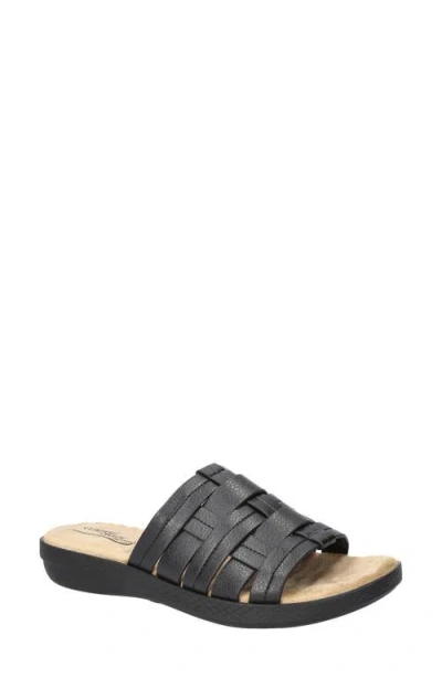 Easy Street Maha Slide Sandal In Black