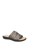 Easy Street Maha Slide Sandal In Pewter
