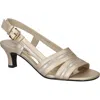 Easy Street Meghan Slingback Sandal In Champagne