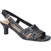 Easy Street Meghan Slingback Sandal In Navy