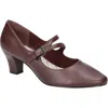 Easy Street Women's Meryl Mary Jane Pumps In Burgundy