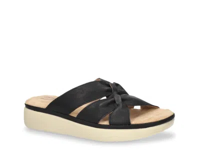 Easy Street Mickey Slide Sandal In Black