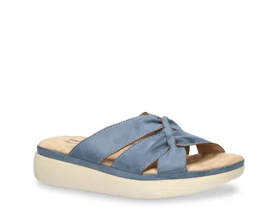 Easy Street Mickey Slide Sandal In Blue