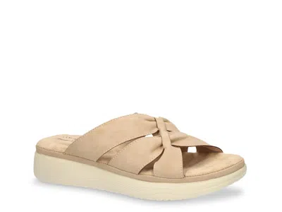 Easy Street Mickey Slide Sandal In Brown