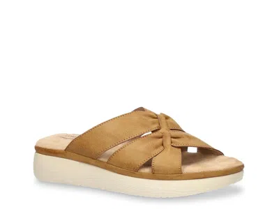 Easy Street Mickey Slide Sandal In Brown