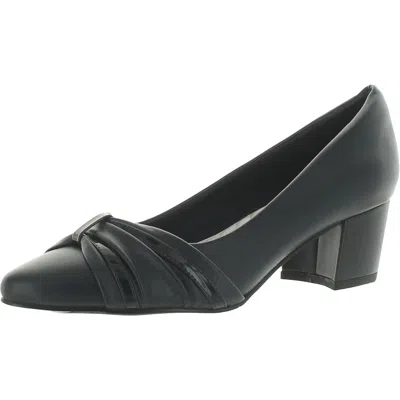 Easy Street Millie Womens Block Heel Pointed Toe Pumps In Multi