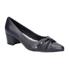 Easy Street Millie Womens Pointed Closed Toe Block Heel Pumps In Multi