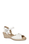 Easy Street Women's Miramar Espadrille Wedge Heel Sandals In White