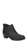 Easy Street Women's Morgana Block Heel Ankle Boots In Black Matte