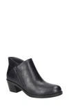 Easy Street Ryalee Womens Faux Leather Round Toe Booties In Navy