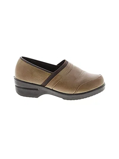 Pre-owned Easy Street Mule/clog In Brown