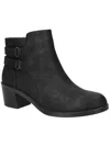 Easy Street Murphy Womens Faux Leather Block Heel Ankle Boots In Multi