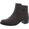 Easy Street Murphy Womens Padded Insole Faux Leather Ankle Boots In Multi