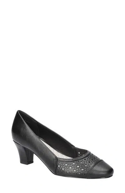 Easy Street Neva Cap Toe Pump In Black