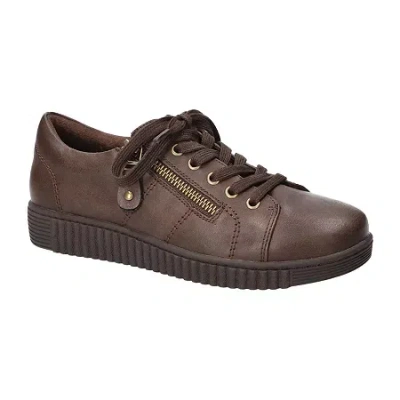 Easy Street Novie Womens Round Closed Toe Slip-on Shoe In Brown