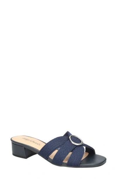 Easy Street Onyx Slide Sandal In Blue