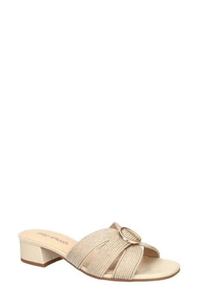Easy Street Onyx Slide Sandal In Neutral