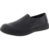 Easy Street Oriel Womens Laceless Manmade Slip-on Sneakers In Black