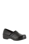 Easy Street Origin Embossed Comfort Slip-on Clog In Black Lamy/black