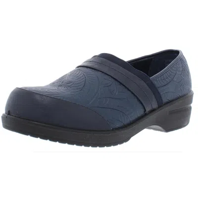 Easy Street Origin Womens Leather Embossed Clogs In Multi