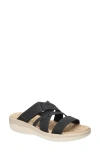 Easy Street Paola Wedge Sandal In Black