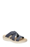 Easy Street Paola Wedge Sandal In Blue