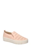 Easy Street Peppy Slip-on Platform Sneaker In Blush
