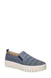 Easy Street Peppy Slip-on Platform Sneaker In Navy