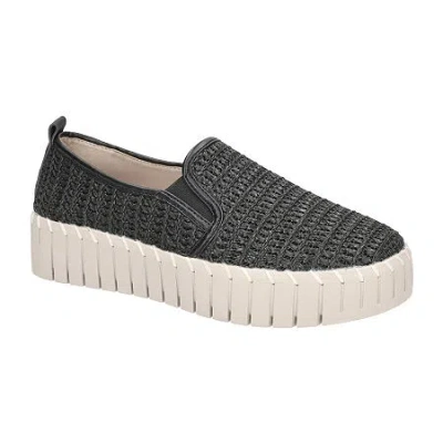 Easy Street Peppy Womens Round Closed Toe Slip-on Shoe In Black