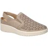 Easy Street Petal Laser Cut Slingback Sneaker In Natural